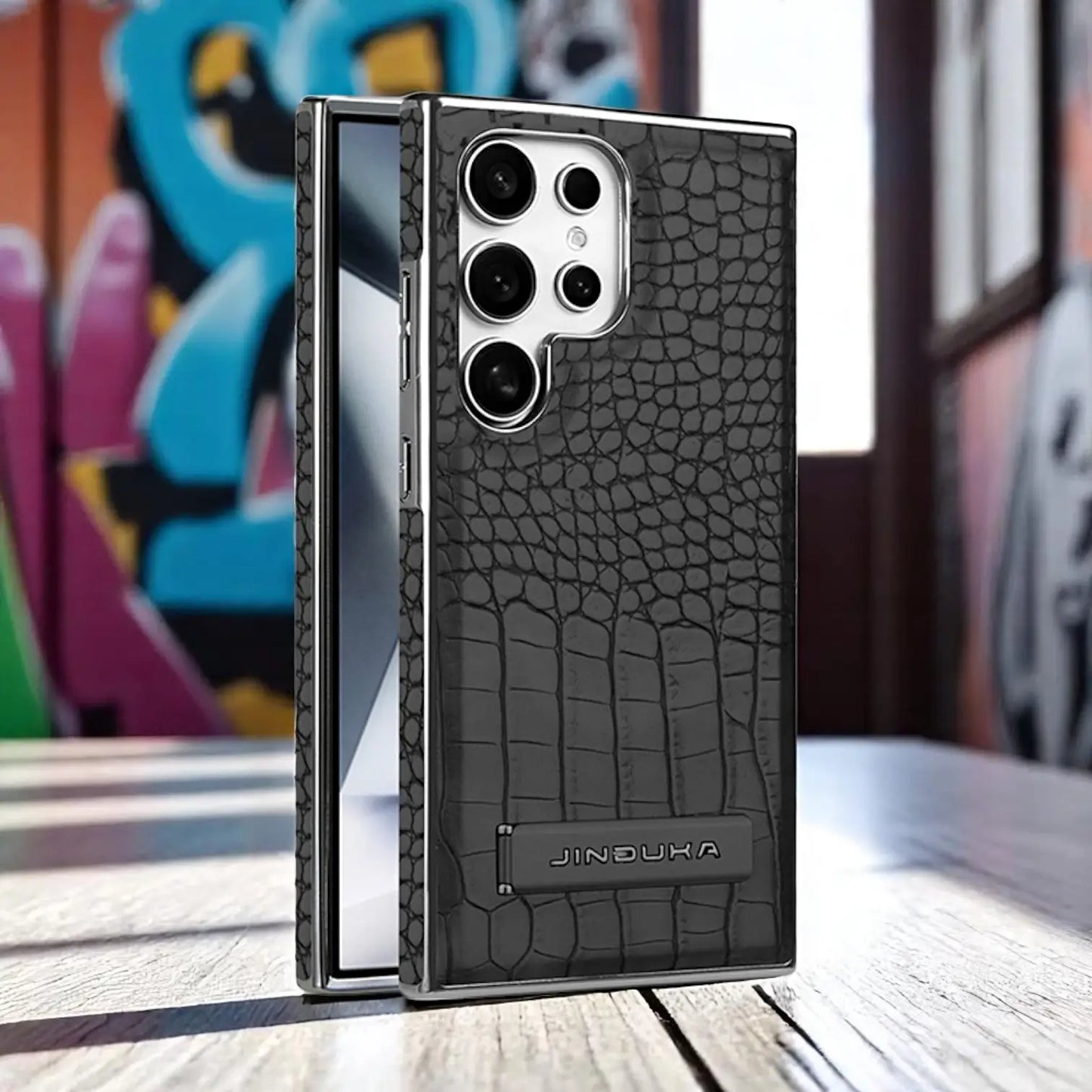 Jinduka Crocodile Texture PU Leather case For Samsung