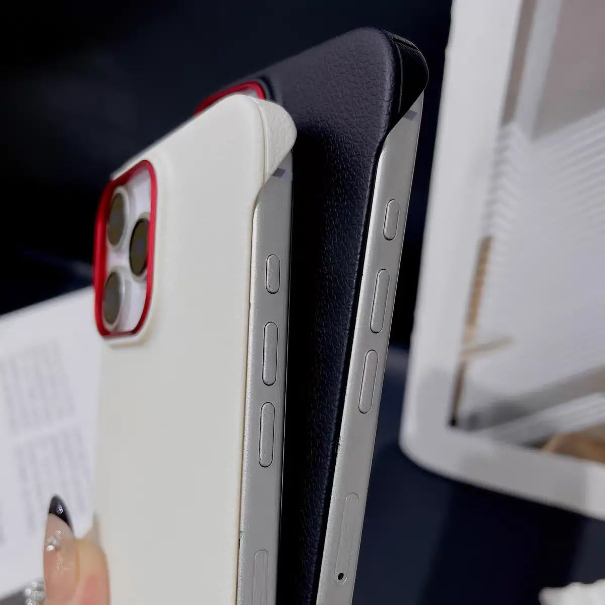 X Level Nobel Skin Frameless PU Leather Case For iPhone