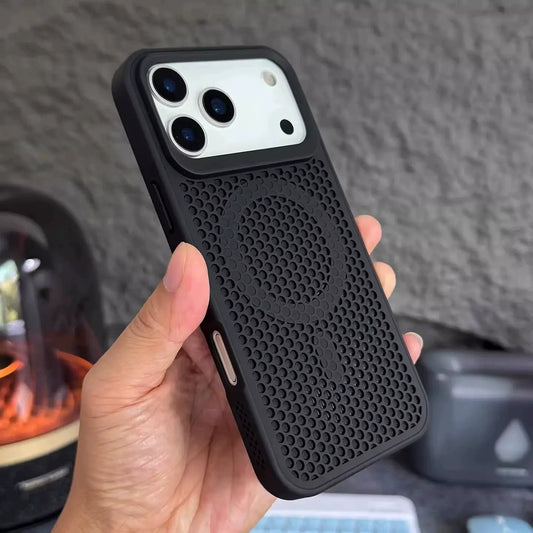 Honeycomb Cooling Design iPhone Case – MagSafe Supported