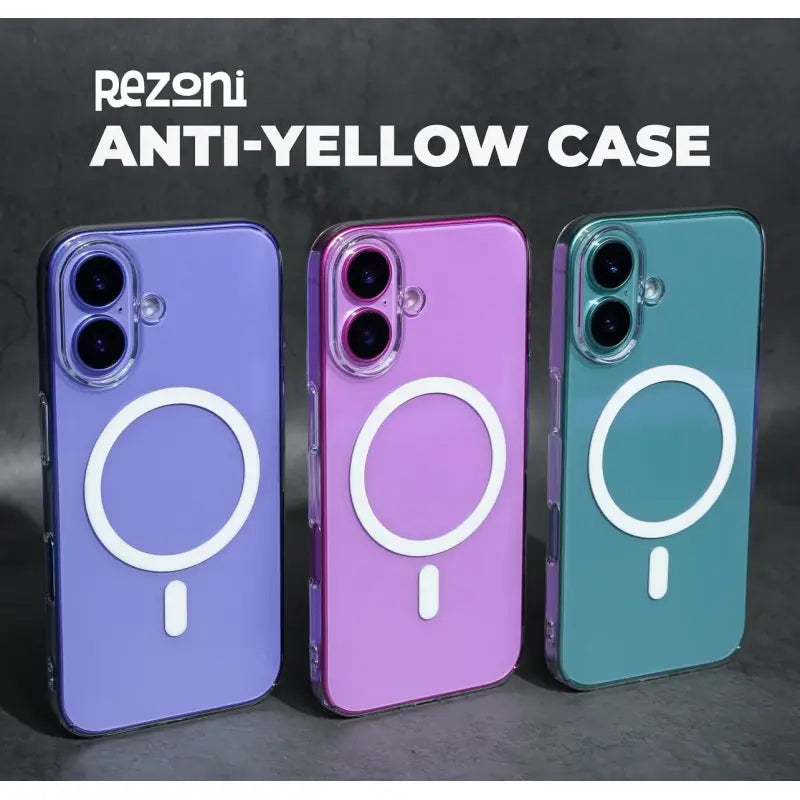 Anti Yellow Crystal Clear IC MagSafe Case - BD Gadget