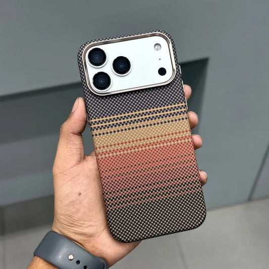 Luxo Life Carbon Fiber Texture Back Cover for iPhone