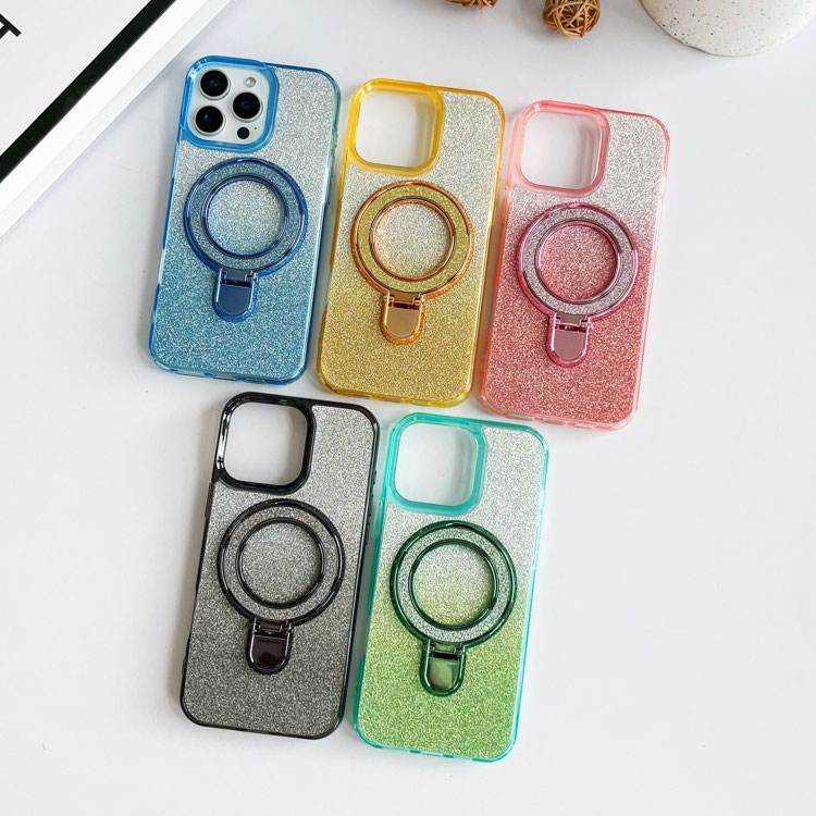 Luxury Glitter Ring Stand iPhone Cover - BD Gadget
