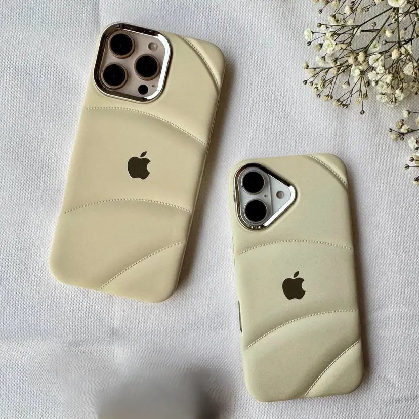 Soft Silicone Puffy Case For iPhone - BD Gadget