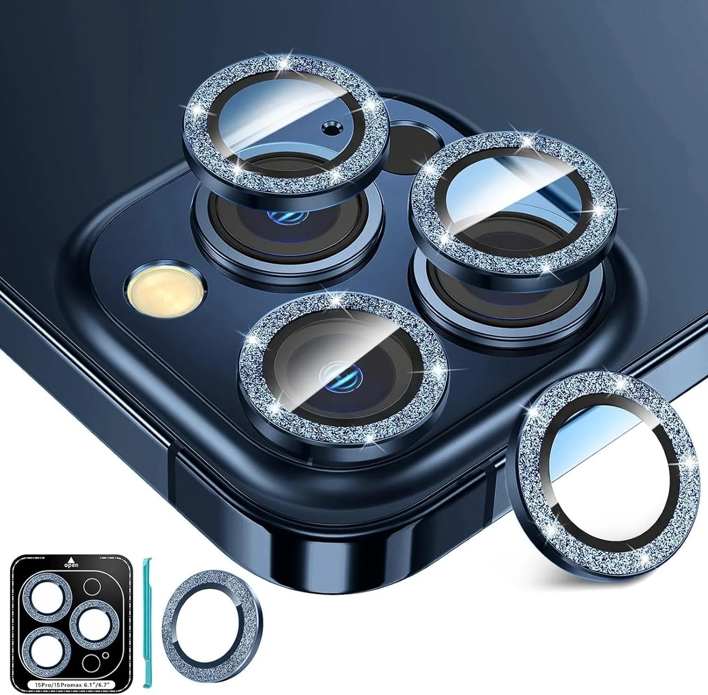 Glitter Camera Lens Protector For iPhone