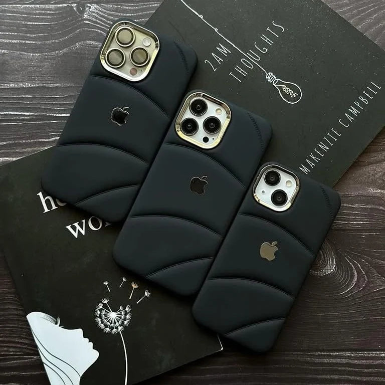 Soft Silicone Puffy Case For iPhone - BD Gadget