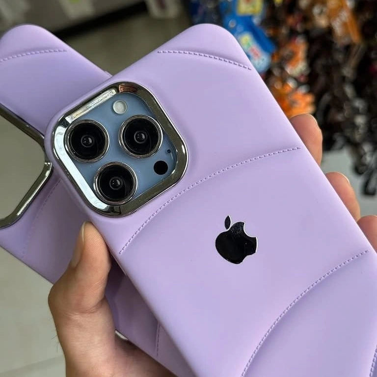 Soft Silicone Puffy Case For iPhone - BD Gadget