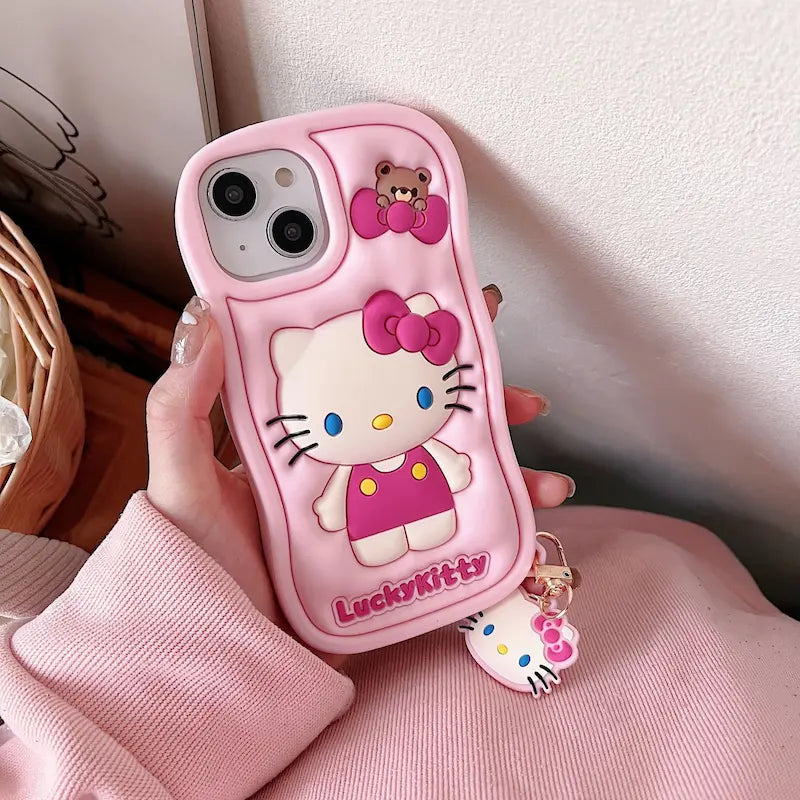 Hello Kitty Silicone Case For iPhone
