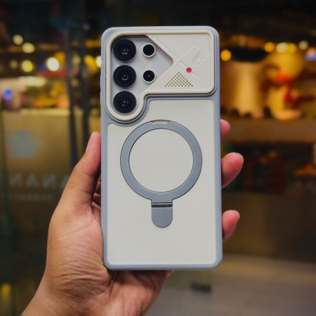 Metal Magsafe Stand Case For Samsung