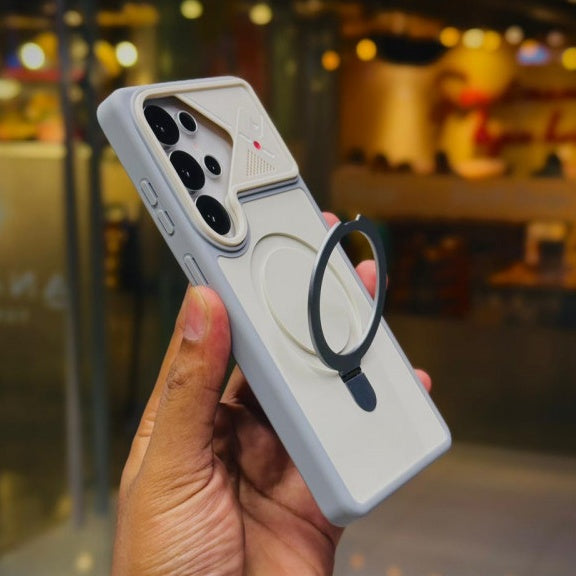 Metal Magsafe Stand Case For Samsung