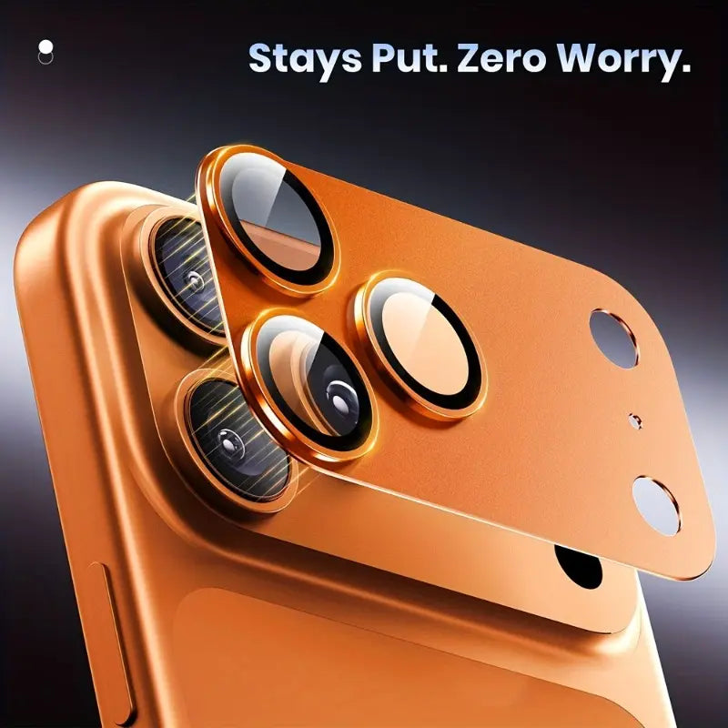 Kuzoom Invisible Full Bar Metal Camera Lens Protector