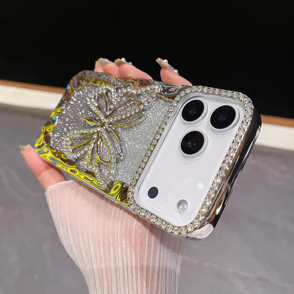 Elegant Butterfly Glitter iPhone Cover