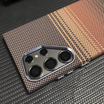 Ultra Thin Carbon Fiber Texture Case For Samsung