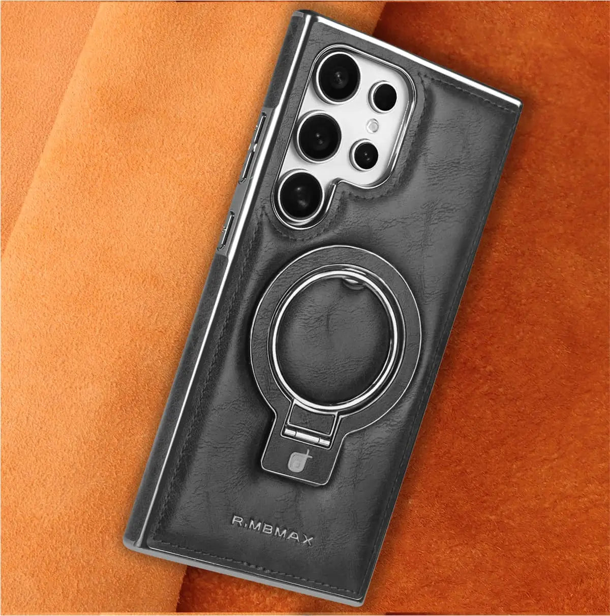 RMB MAX PU Leather Magnetic Ring Case For Samsung