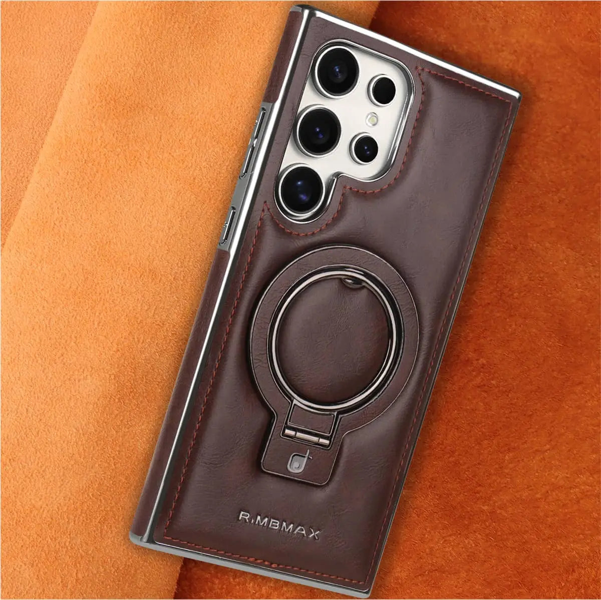 RMB MAX PU Leather Magnetic Ring Case For Samsung