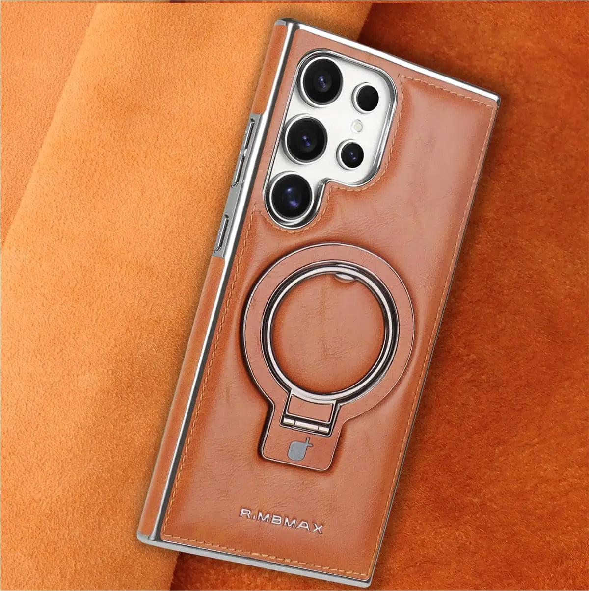 RMB MAX PU Leather Magnetic Ring Case For Samsung