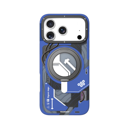 YOUNGKIT Cyberpunk 360° Spin Magnetic Stand Case