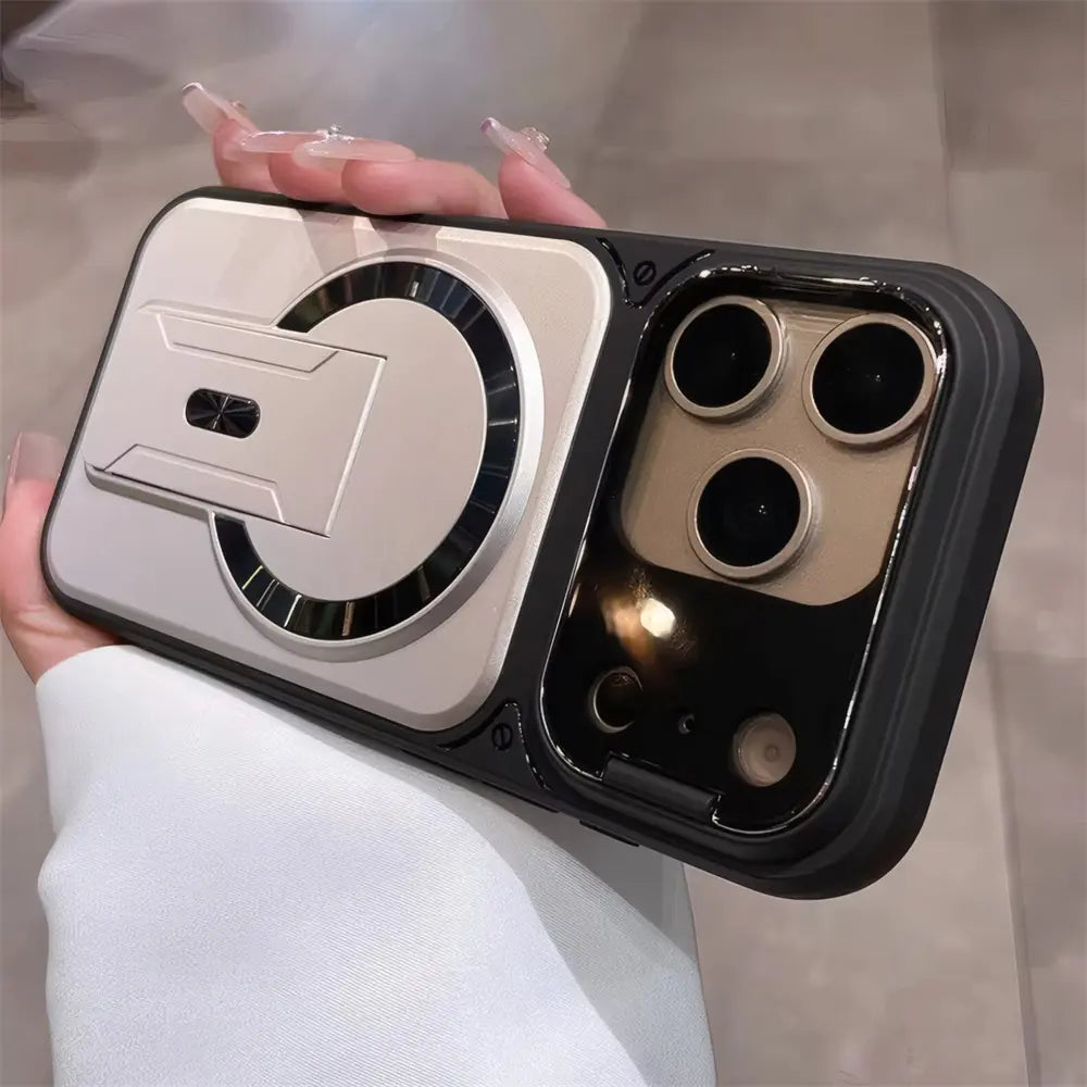 ArmorShield MagSafe iPhone Case with Flip Lens Guard & Kickstand - BD Gadget