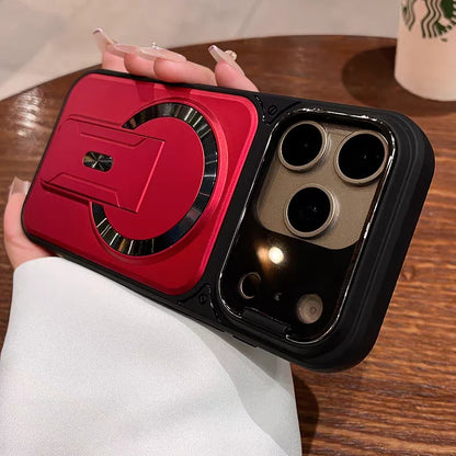 ArmorShield MagSafe iPhone Case with Flip Lens Guard & Kickstand