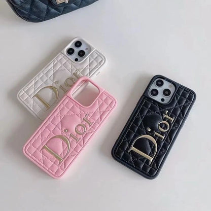 Premium Puffy PU Leather Case For iPhone