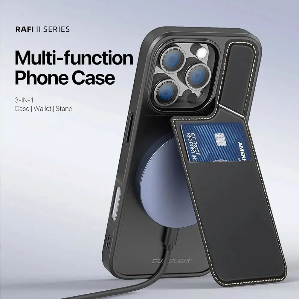 DUX DUCIS Rafi II Series Magnetic PU Leather Cover for iPhone