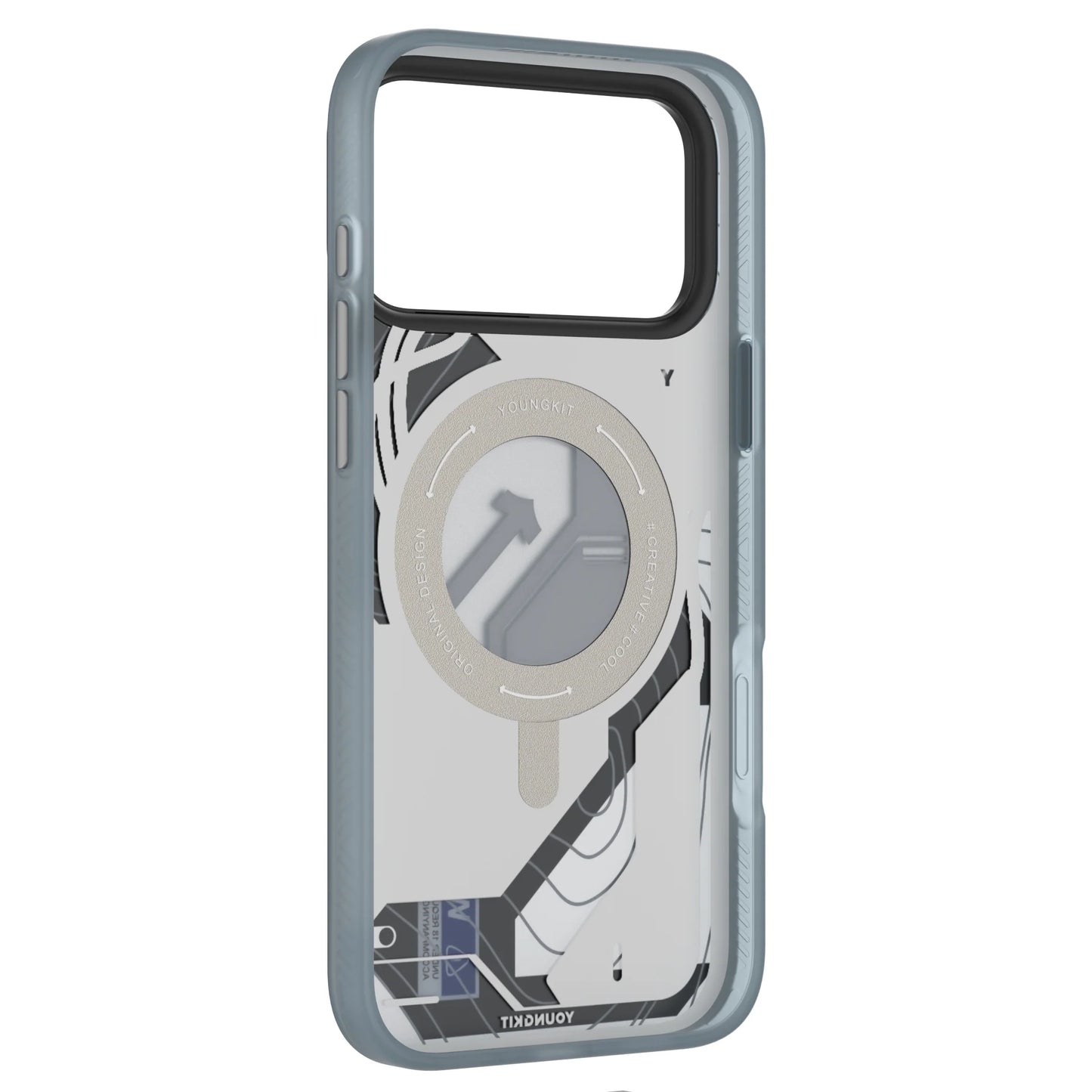 YOUNGKIT Cyberpunk 360° Spin Magnetic Stand Case
