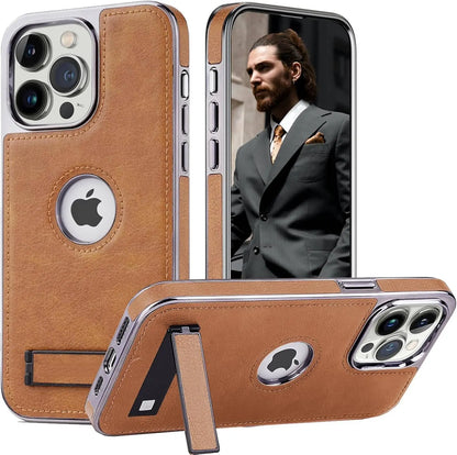 JINDUKA PU Leather iPhone Case With Stand