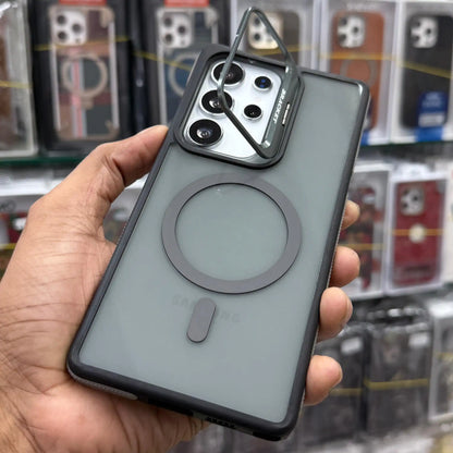 Anti-Slip MagSafe Case with Metal Camera Bumper & Stand - BD Gadget