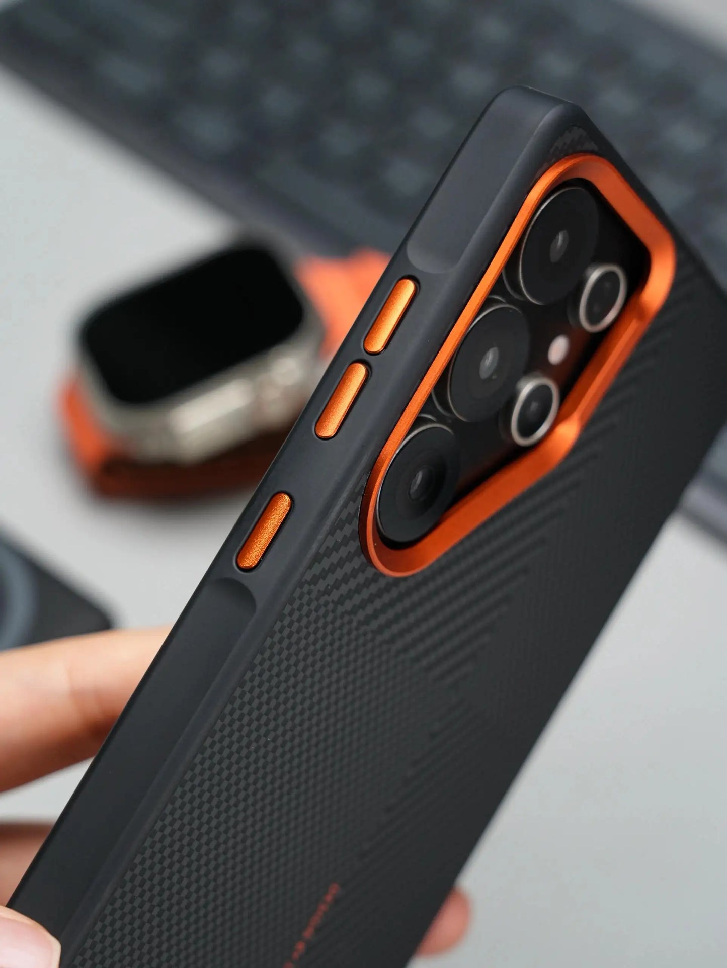 BIGC Carbon Fiber Texture Case for Samsung Galaxy