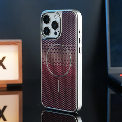 Carbon Fiber Gradient MagSafe iPhone Case - BD Gadget