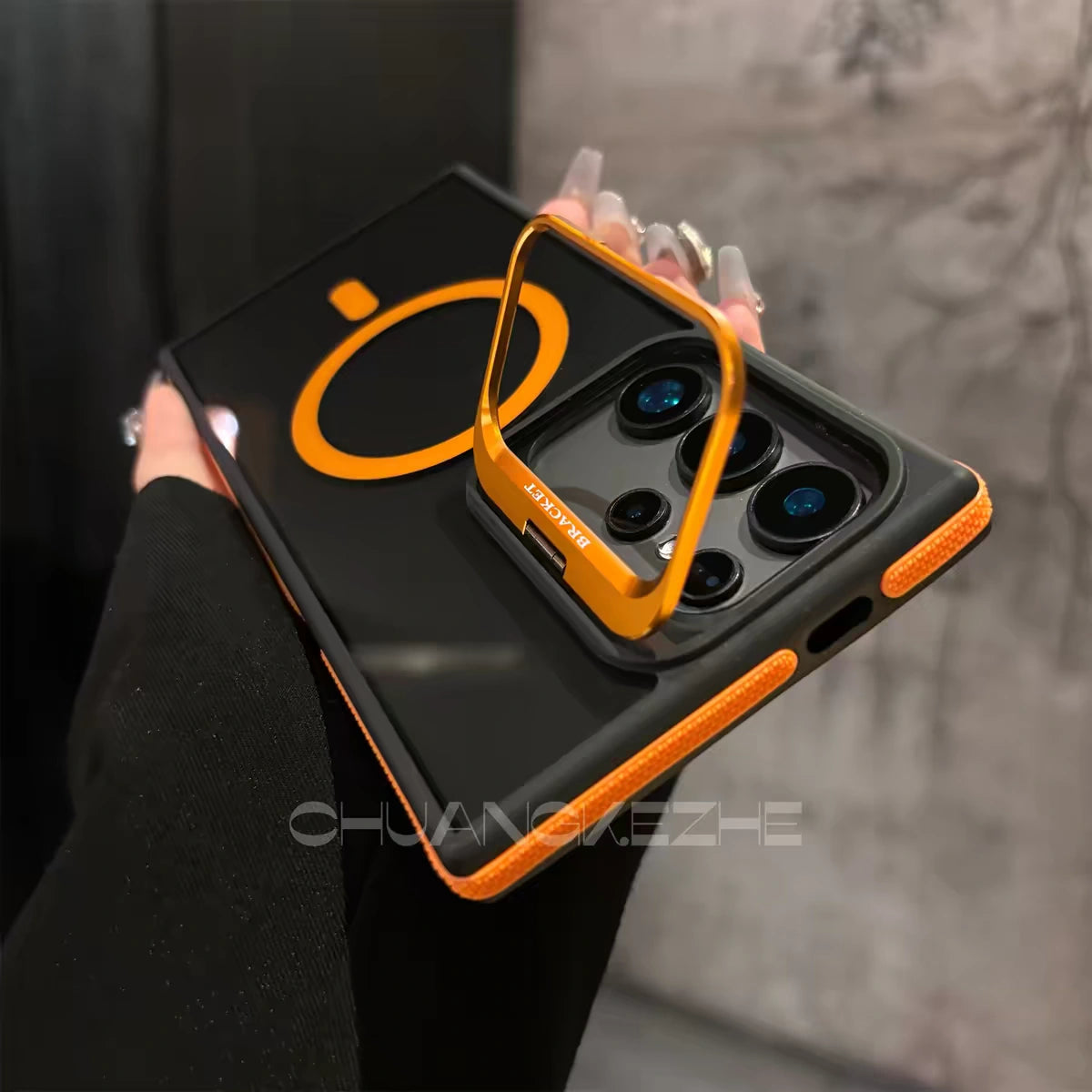 CasePro MagSafe Camera Guard Cover & Stand For Samsung