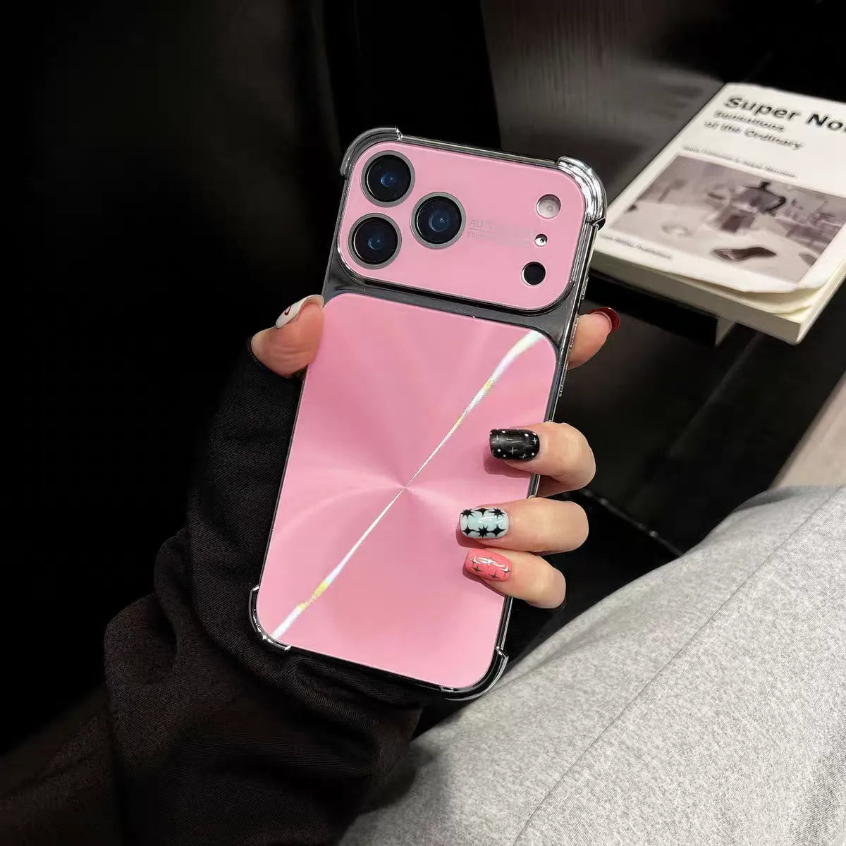 Chrome Edge Slim Camera Guard Case for iPhone