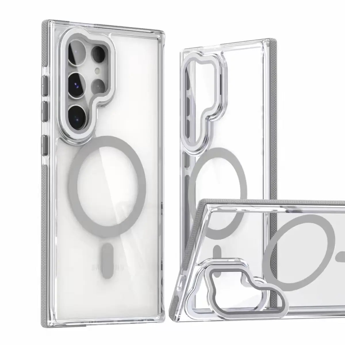 Crystal Clear MagSafe Case with Wrist Strap