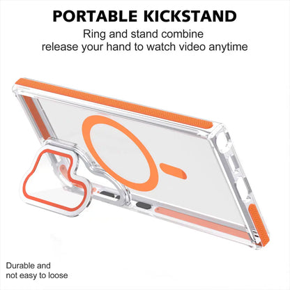 Crystal Clear MagSafe Case with Wrist Strap