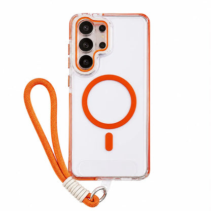 Crystal Clear MagSafe Case with Wrist Strap