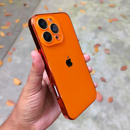 Dikex PC Case for iPhone (Cosmic Orange)