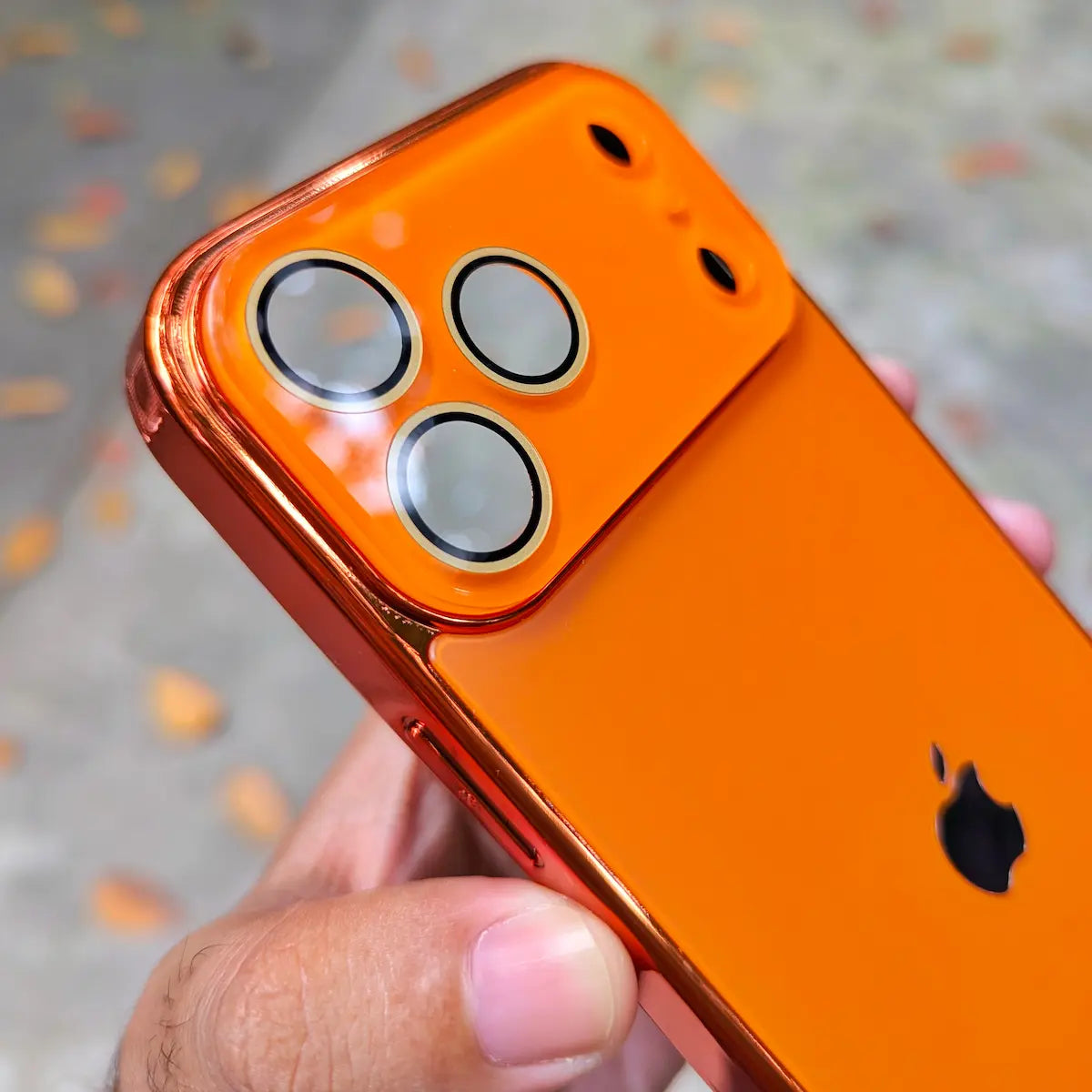 Dikex PC Case for iPhone (Cosmic Orange)