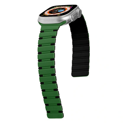 Two Color Magnetic Silicone Watch Belt