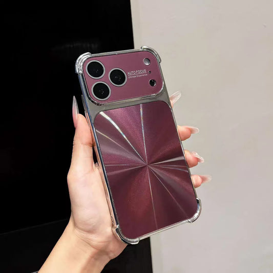 Electroplated Glossy Soft Case with Camera Lens Protector for iPhone