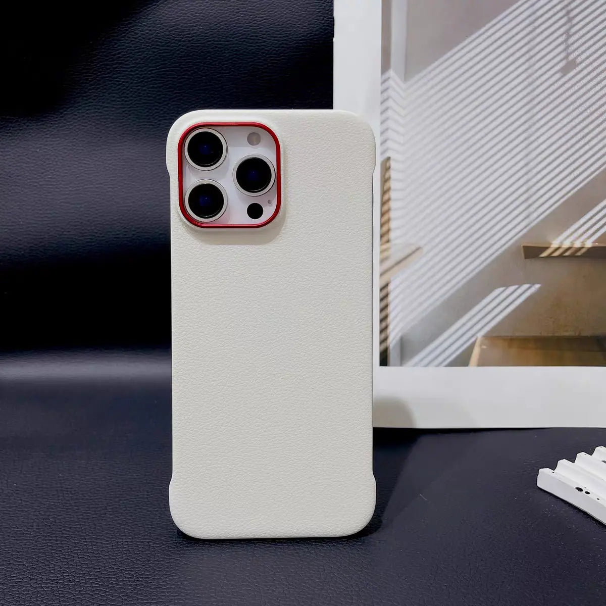 X Level Nobel Skin Frameless PU Leather Case For iPhone