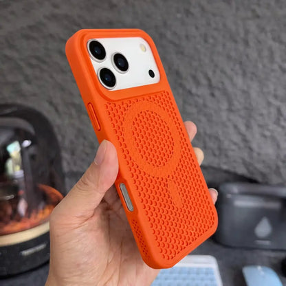 Honeycomb Cooling Design iPhone Case – MagSafe Supported