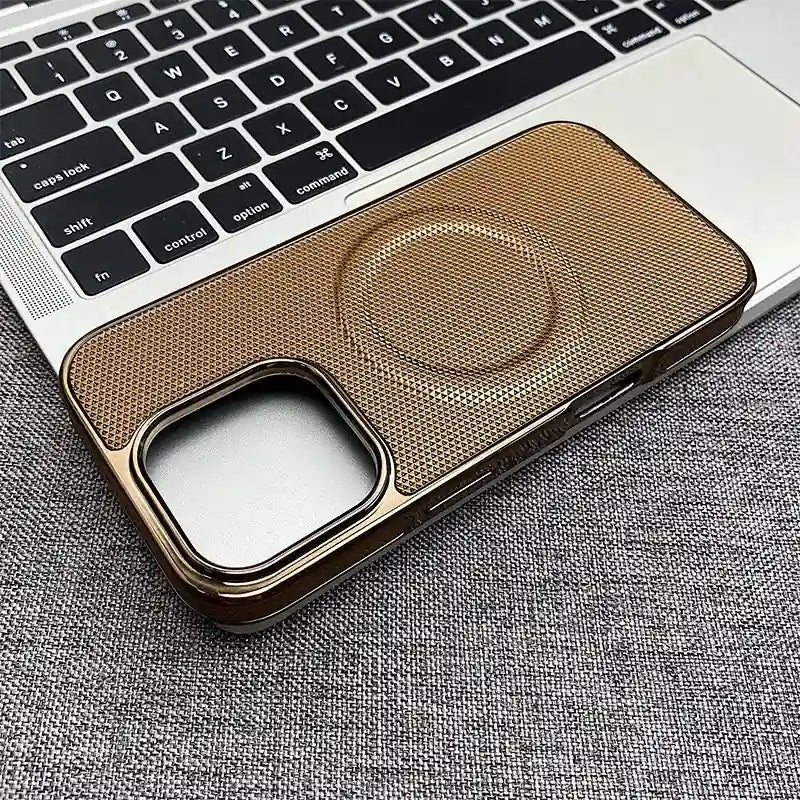 Soft Flannel PU Leather Cover For iPhone