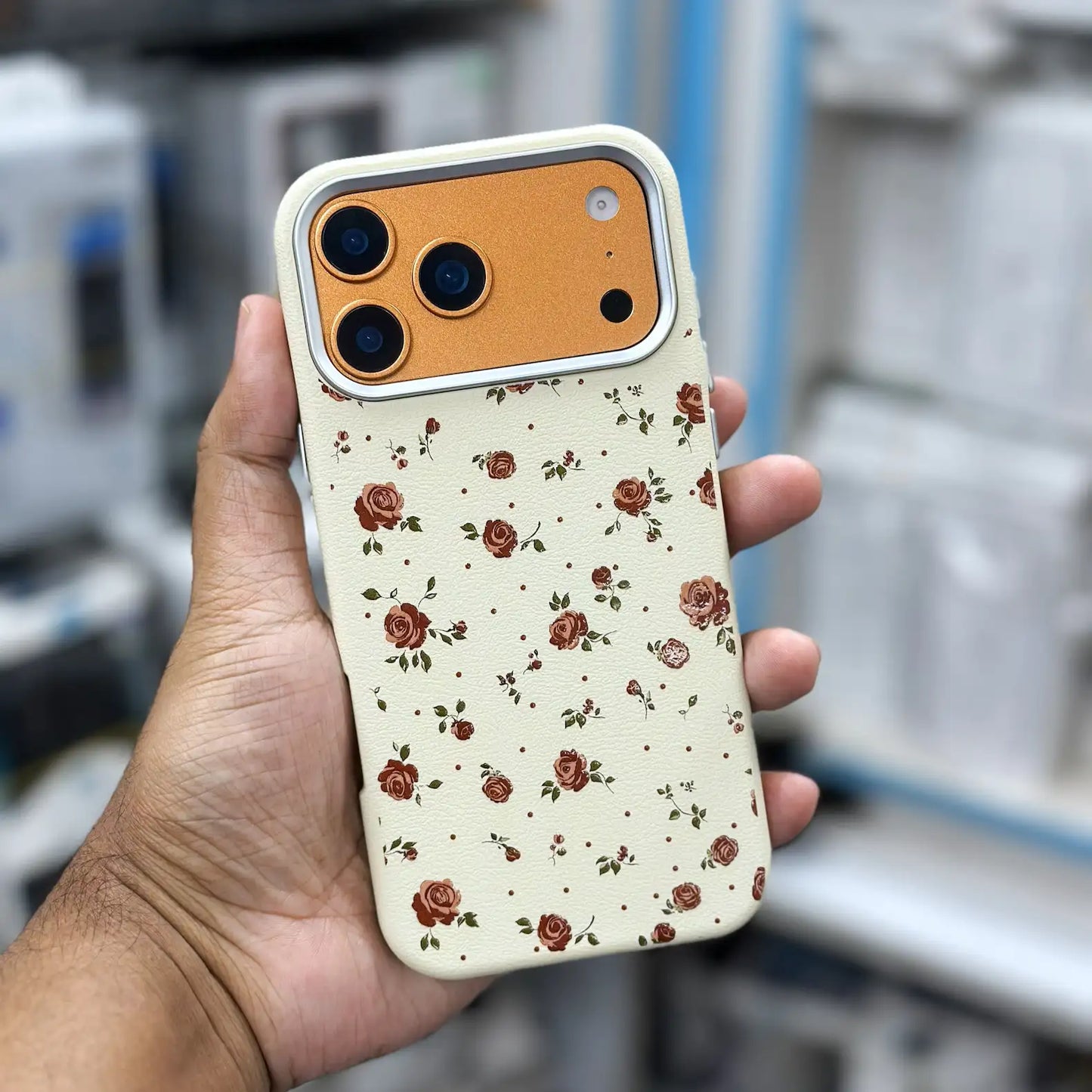 Elegant Rose Floral Case for iPhone