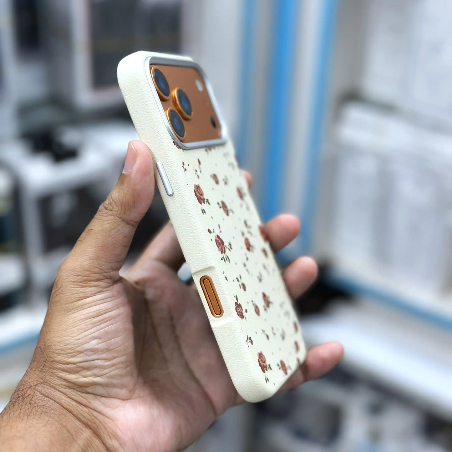 Elegant Rose Floral Case for iPhone