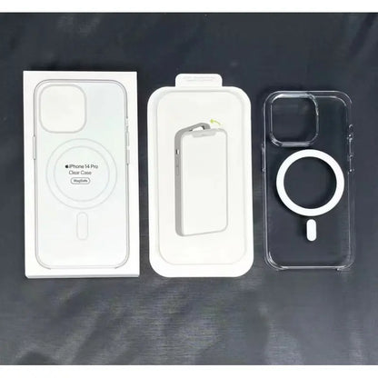 Anti Yellow Crystal Clear IC MagSafe Case - BD Gadget