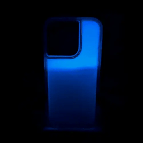 Luminous Blue Aurora Quicksand iPhone Cover