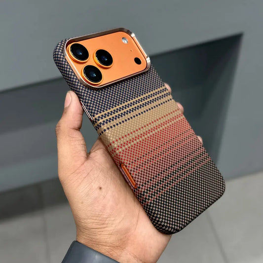 Luxo Life Carbon Fiber Texture Back Case for iPhone (Desert)