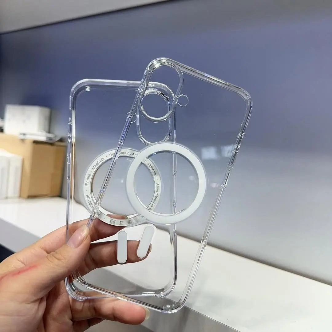 Anti Yellow Crystal Clear IC MagSafe iPhone Case