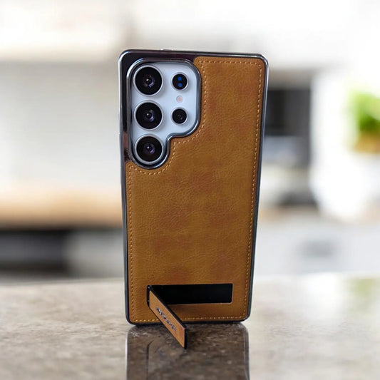 JINDUKA Premium Vegan Leather Samsung Case With Stand - BD Gadget