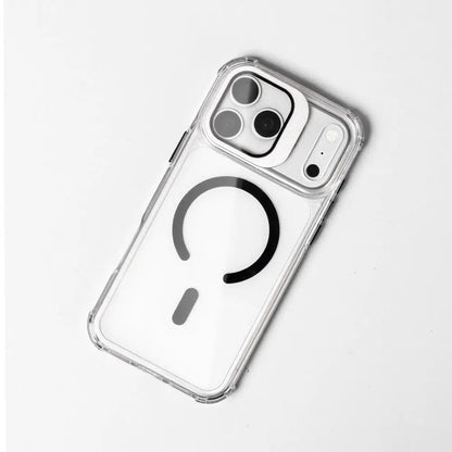 iPhone clear MagSafe case with camera glass protector
