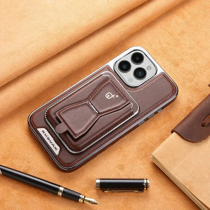 RMBMAX PU Leather Magsafe Stand Wallet iPhone Cover